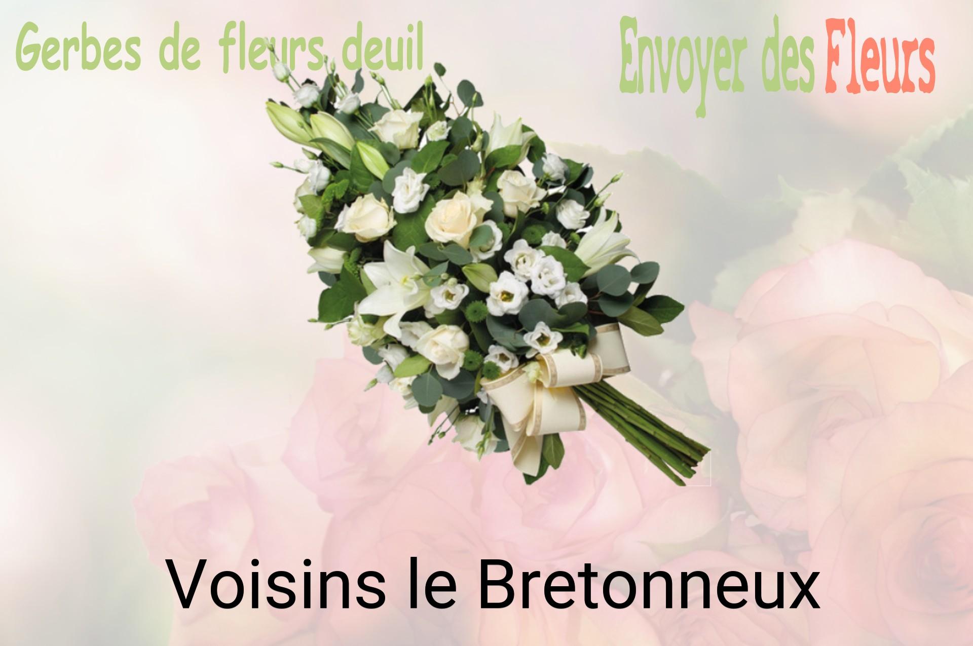Gerbe de fleurs de deuil livrée à Voisins-le-Bretonneux